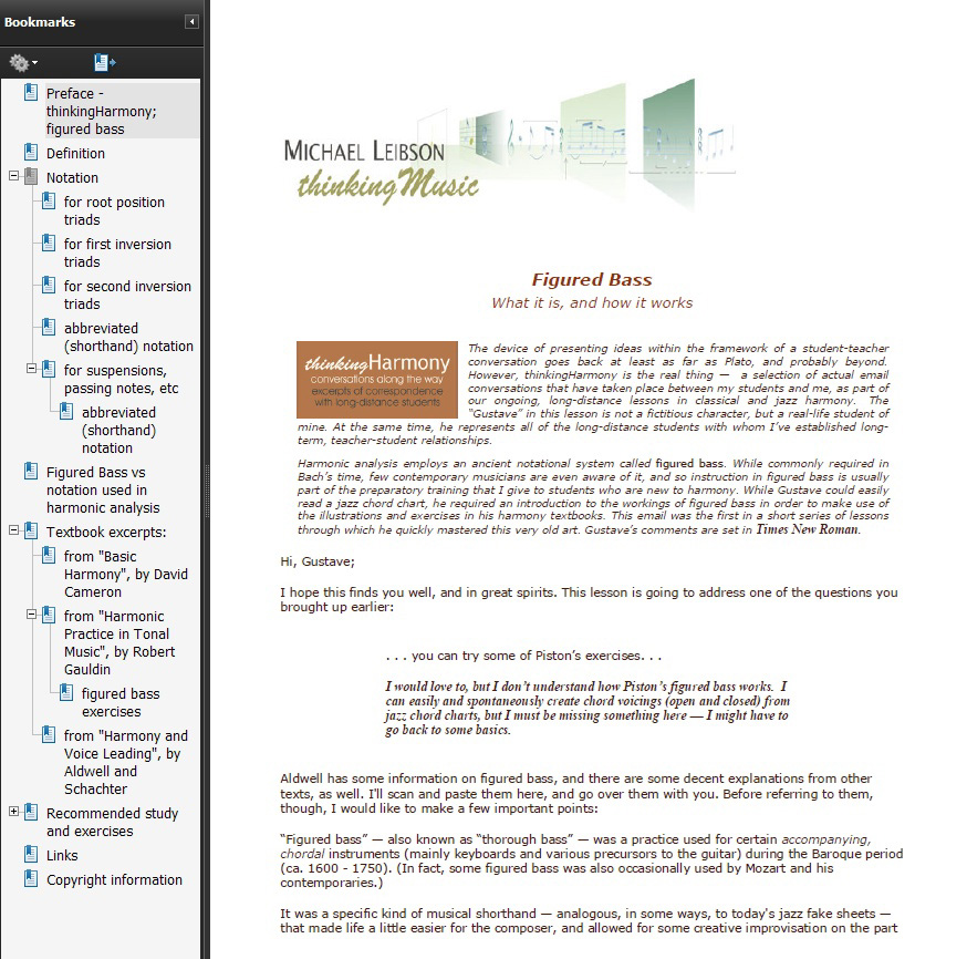 enlarged view of PDF sample